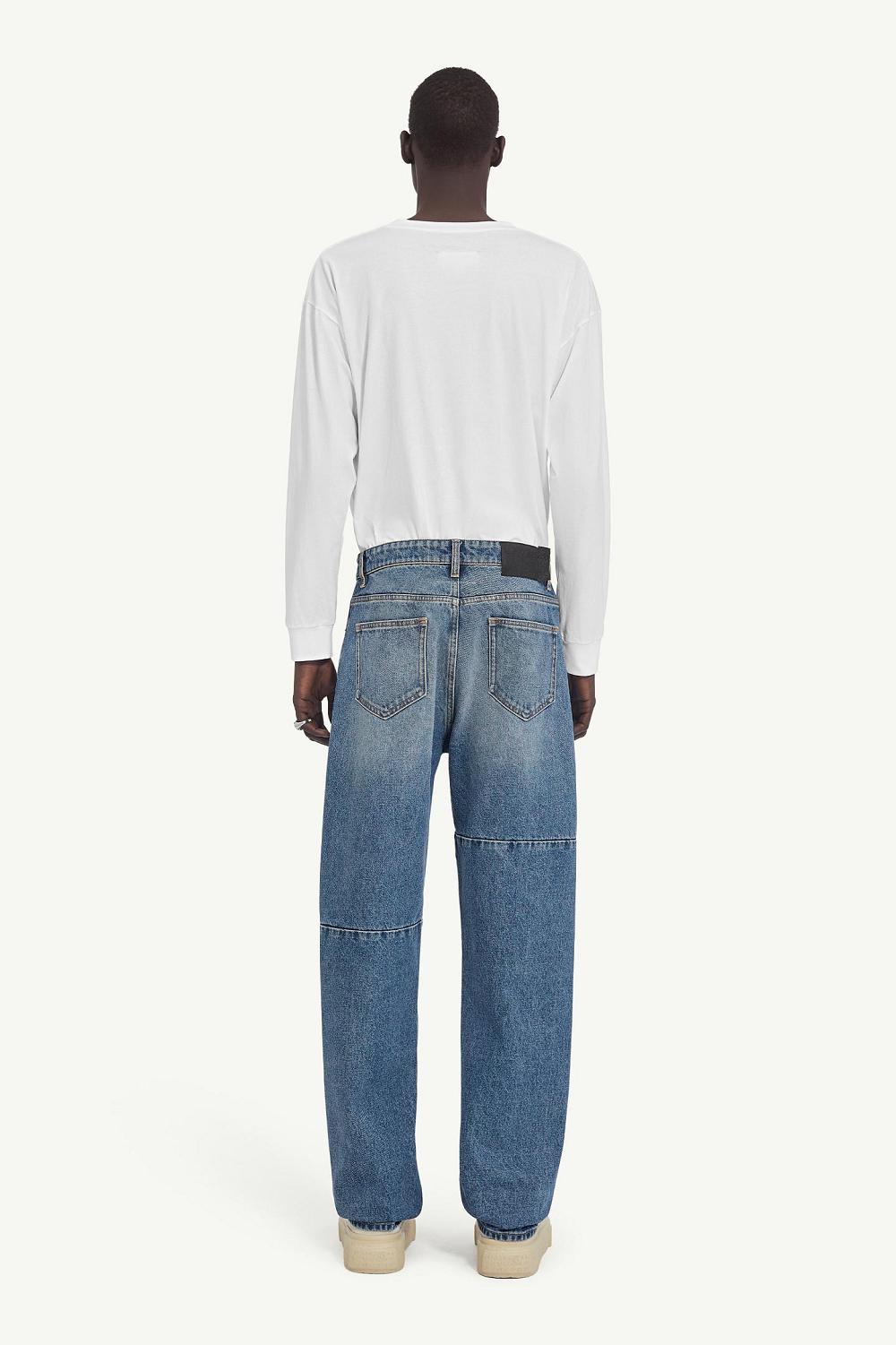 Blue Maison Margiela 5-pocket Denim Trousers | AU_MM70187