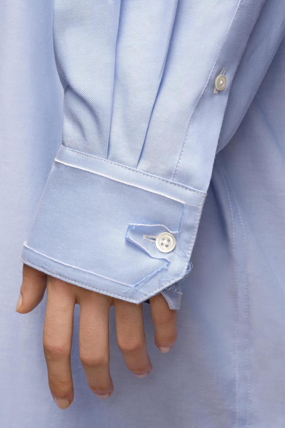 Blue Maison Margiela Cotton Poplin Shirt | AU_MM30995