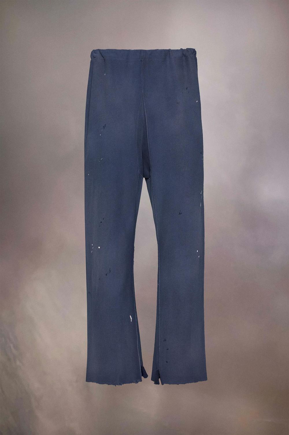 Blue Maison Margiela Cut-out Hem Sweatpants | AU_MM93340