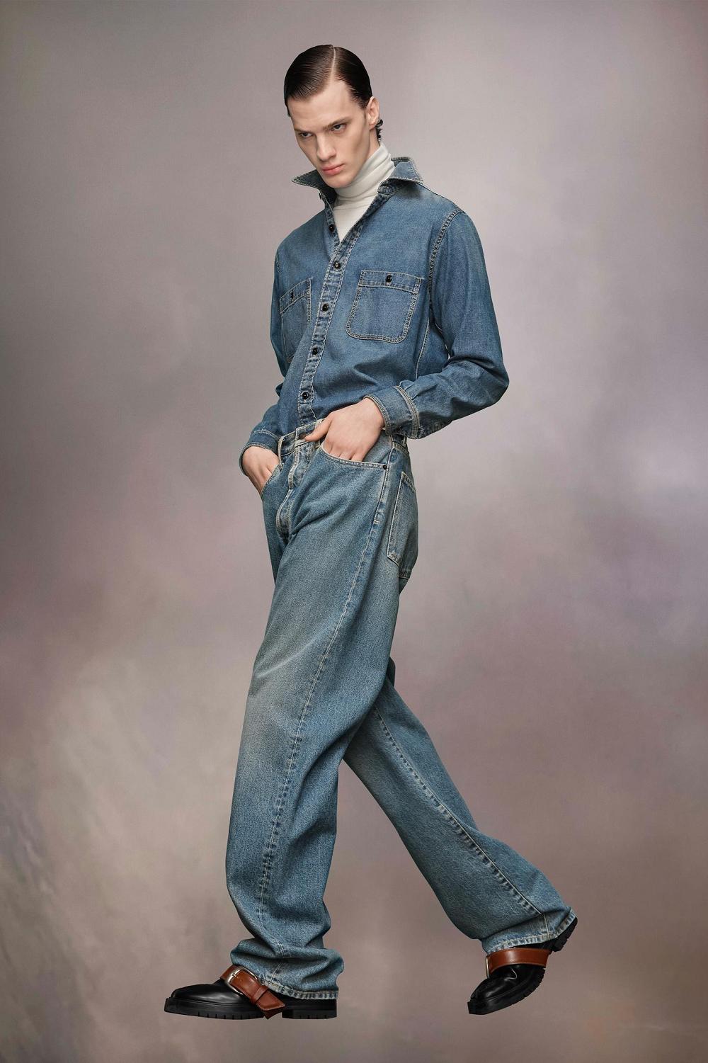 Blue Maison Margiela Denim Shirt | AU_MM29535