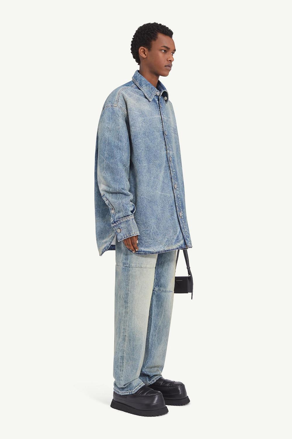 Blue Maison Margiela Padded Denim Jacket | AU_MM14330