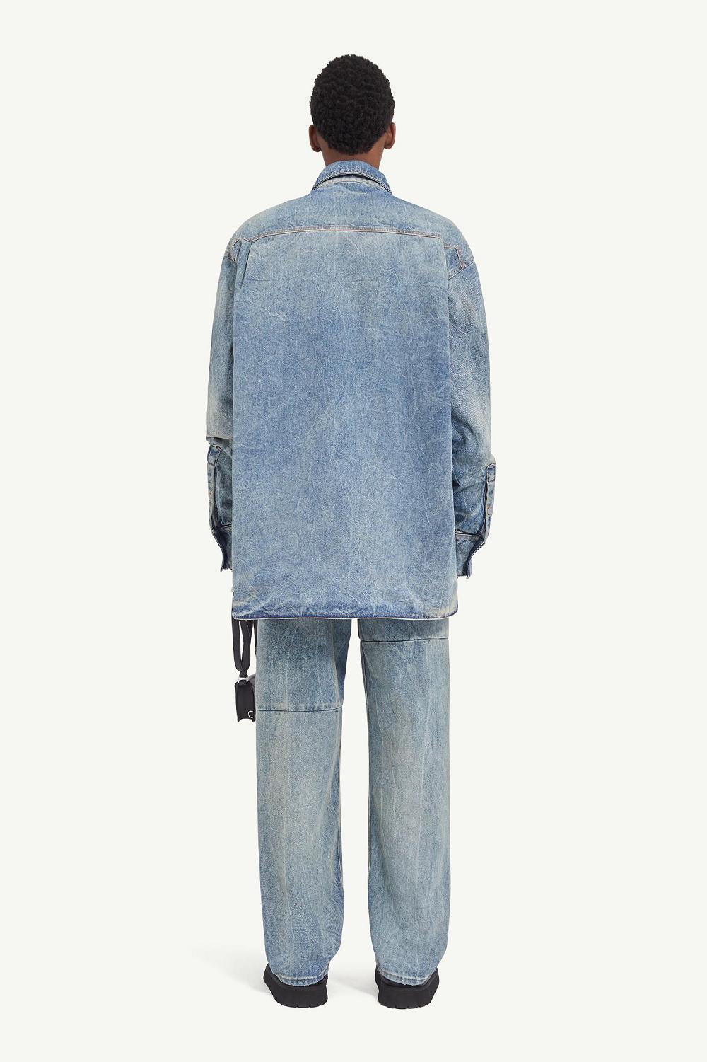 Blue Maison Margiela Padded Denim Jacket | AU_MM14330