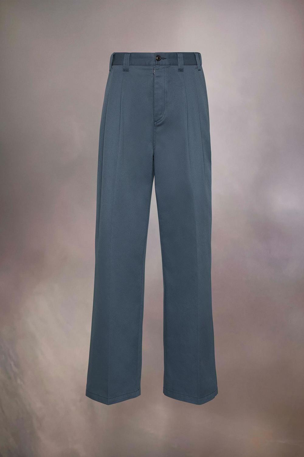 Blue Maison Margiela Skater Chino Trousers | AU_MM13106