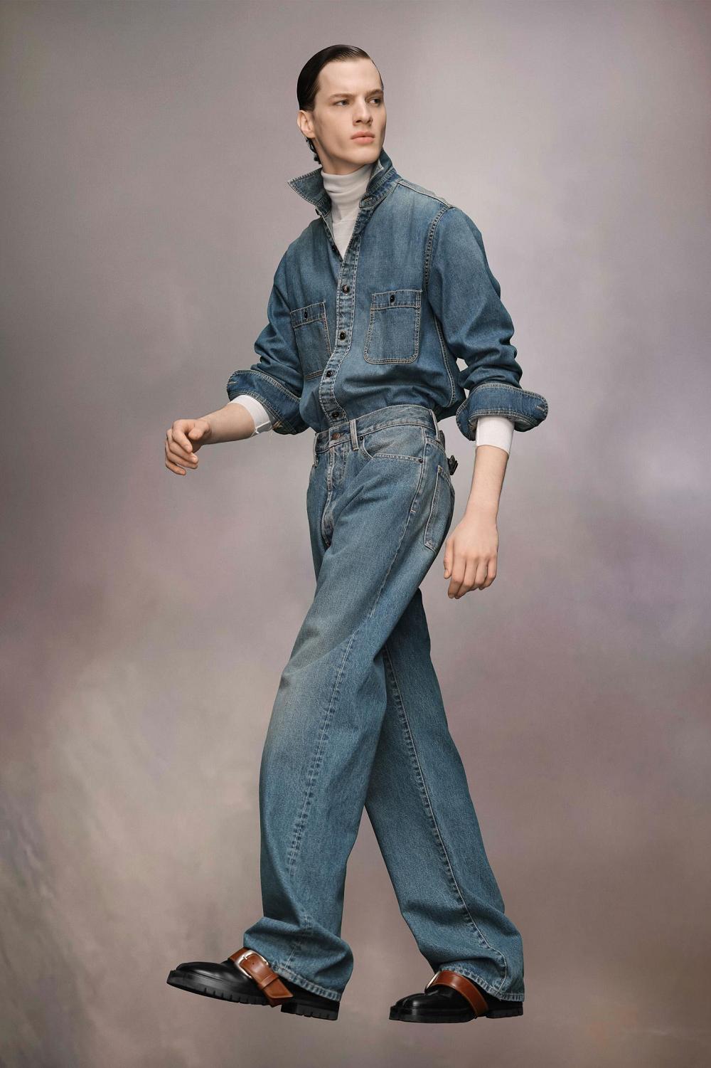 Blue Maison Margiela Turn-up Jeans | AU_MM95457