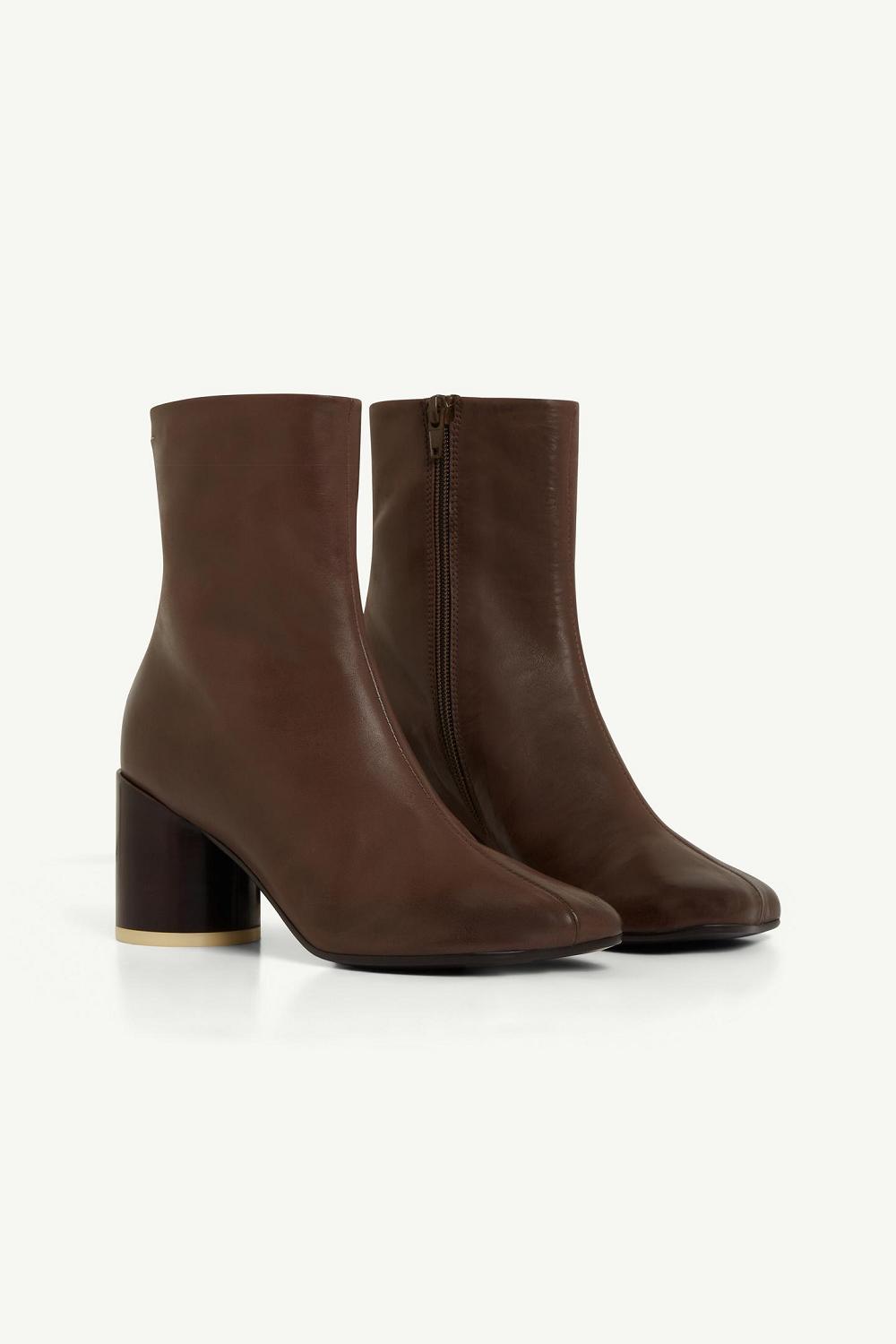 Brown Maison Margiela Anatomic Ankle Boots | AU_MM98033