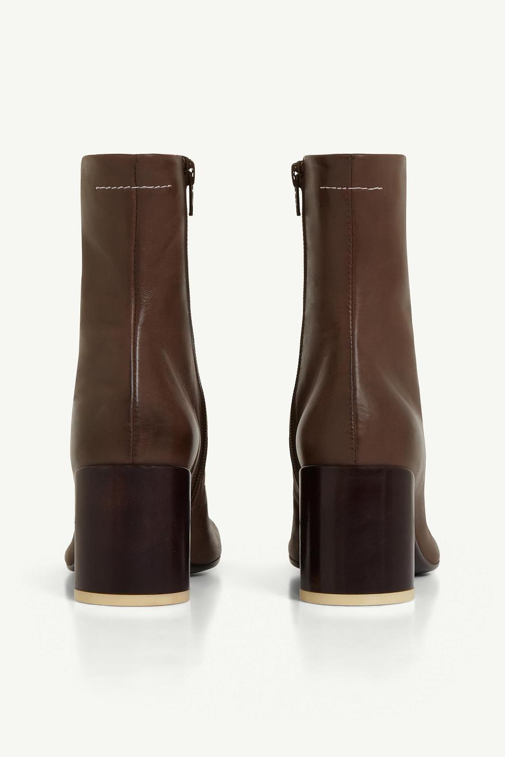 Brown Maison Margiela Anatomic Ankle Boots | AU_MM98033