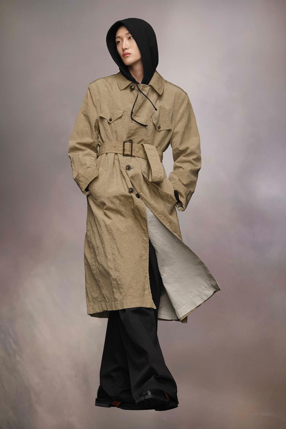 Brown Maison Margiela Canvas Trench Coat | AU_MM88463