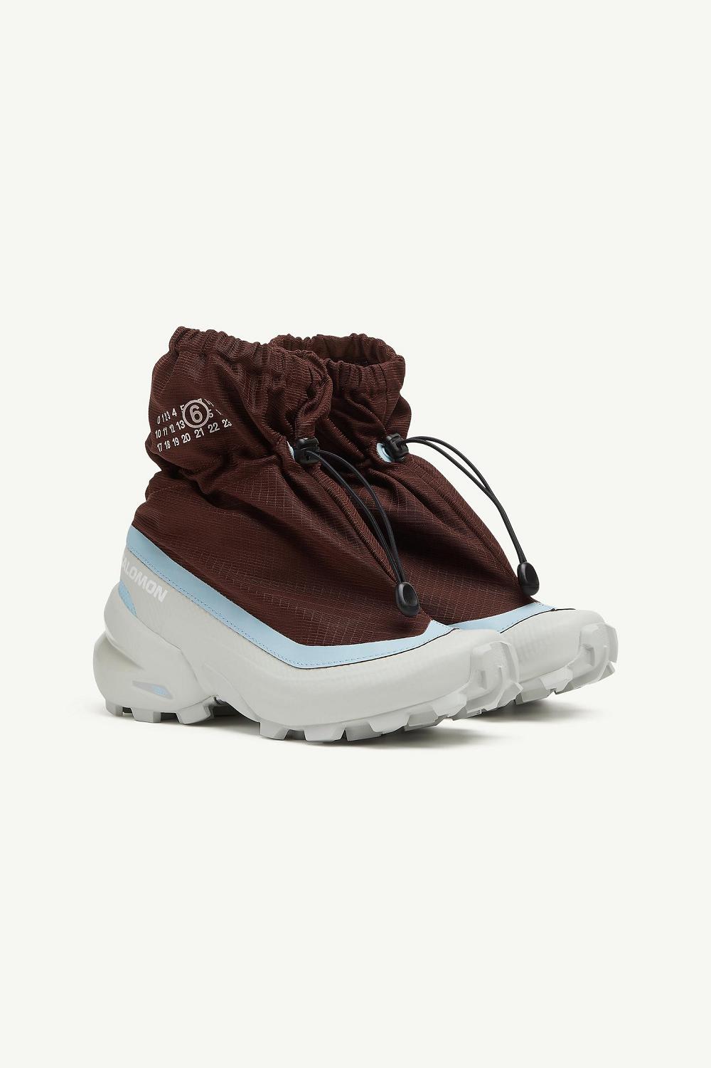 Brown Maison Margiela Mm6 X Salomon Cross Mid Sneakers | AU_MM90423