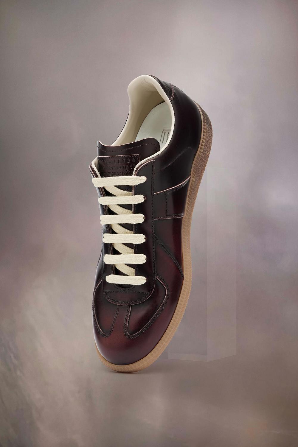 Brown Maison Margiela Recicla Replica Sneakers | AU_MM56137