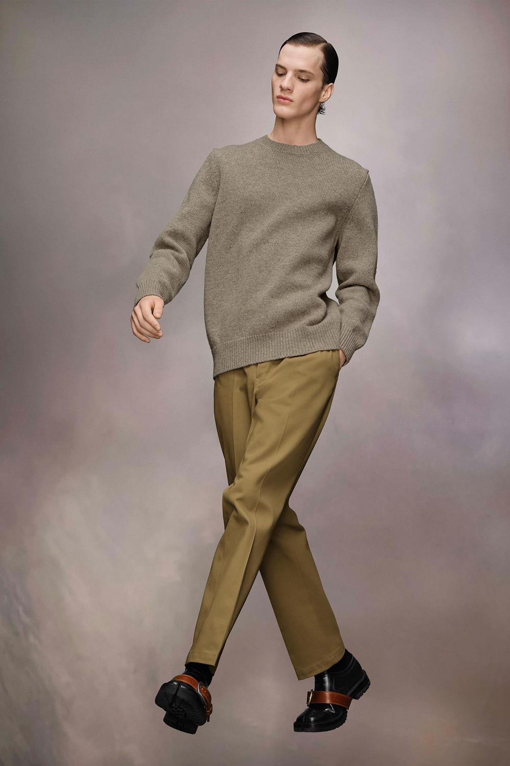 Brown Maison Margiela Shetland Wool Knit Sweater | AU_MM14606