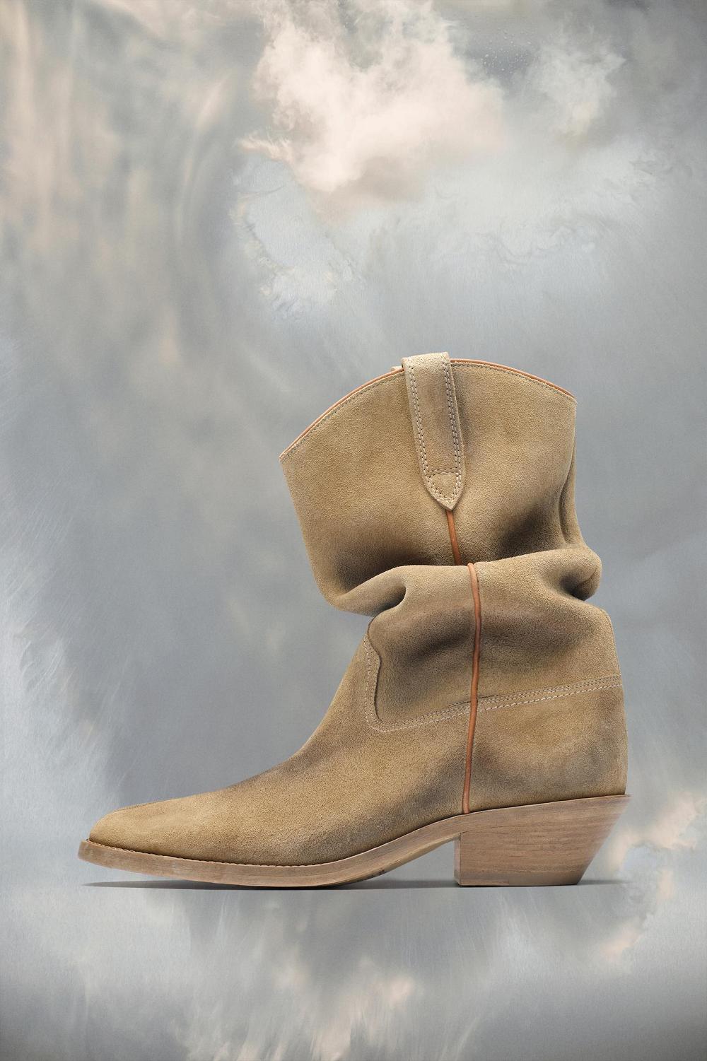 Brown Maison Margiela Tabi Western Boot | AU_MM40330