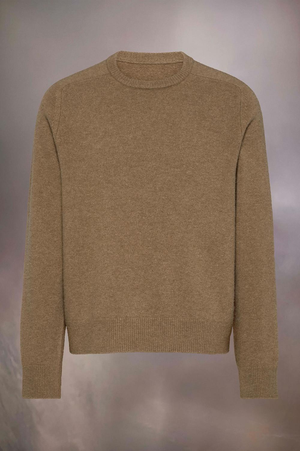 Brown Maison Margiela Washed Lambswool Sweater | AU_MM60707