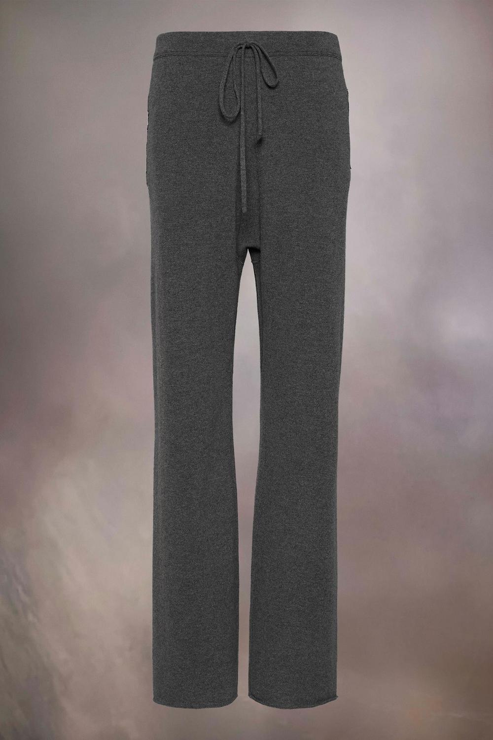 Dark Grey Maison Margiela DéCortiqué Cashmere Trousers | AU_MM45088