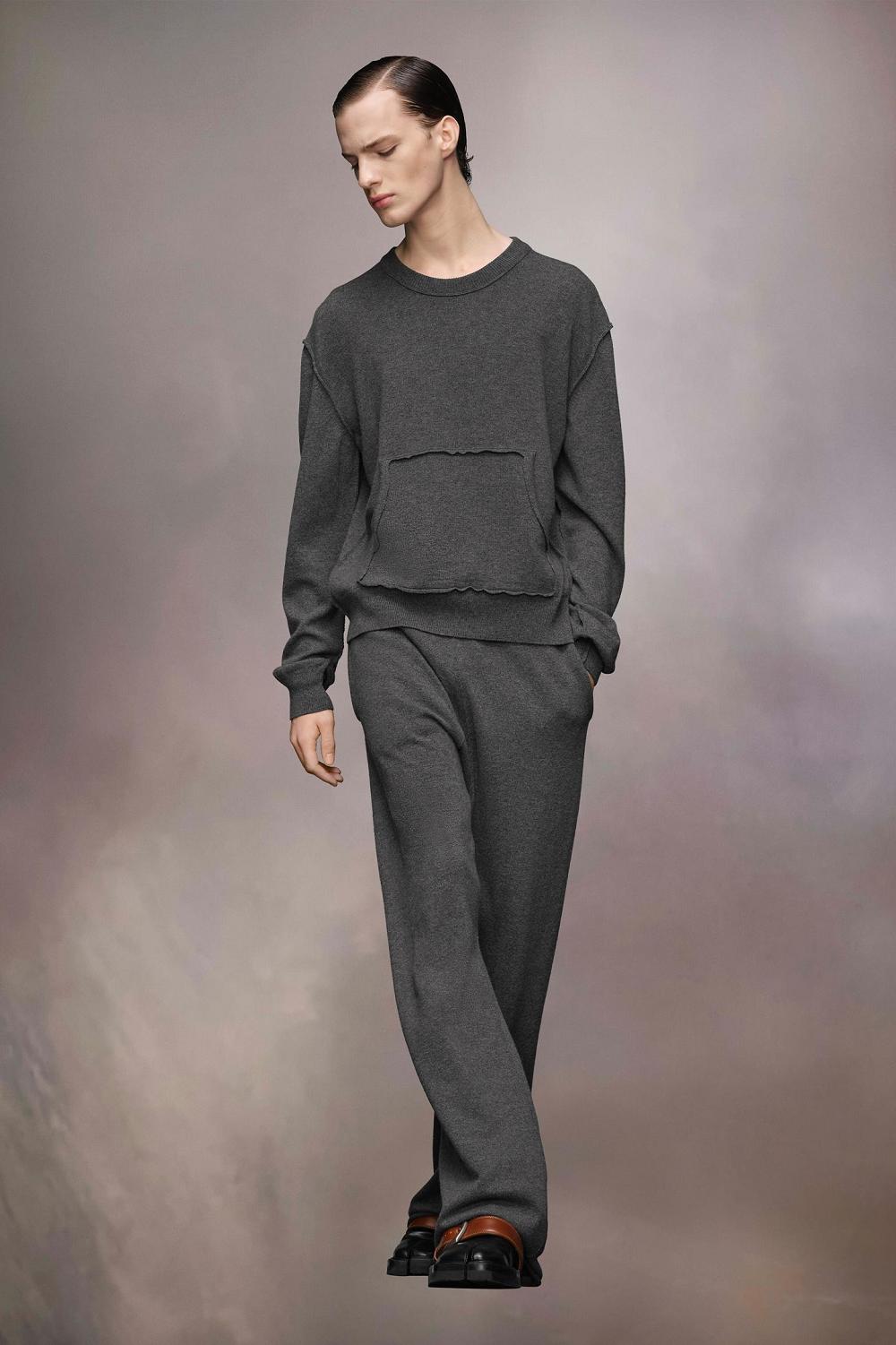 Dark Grey Maison Margiela DéCortiqué Cashmere Sweater | AU_MM93125