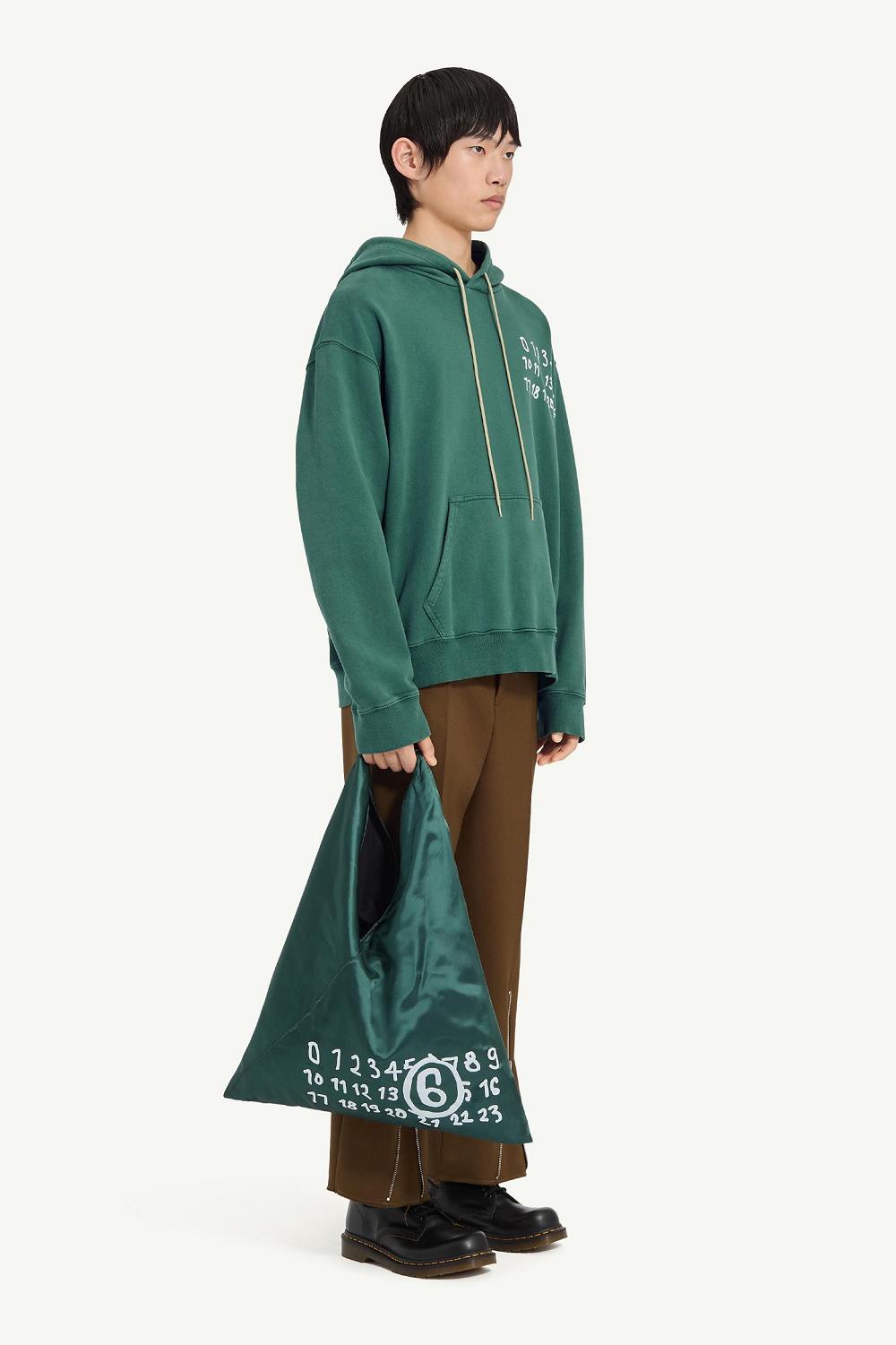 Green Maison Margiela Hooded Sweatshirt | AU_MM79025