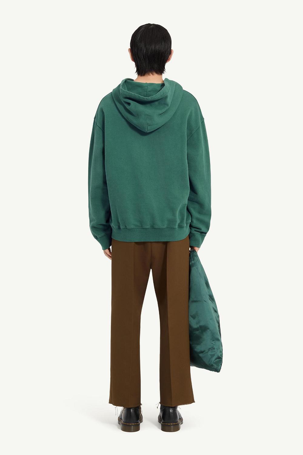 Green Maison Margiela Hooded Sweatshirt | AU_MM79025