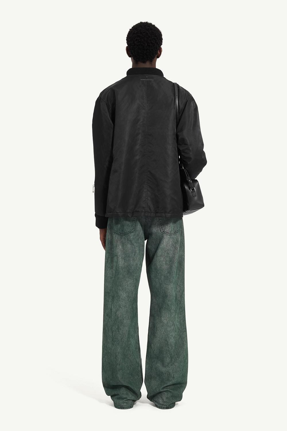 Green Maison Margiela Straight Leg Denim Trousers | AU_MM94846