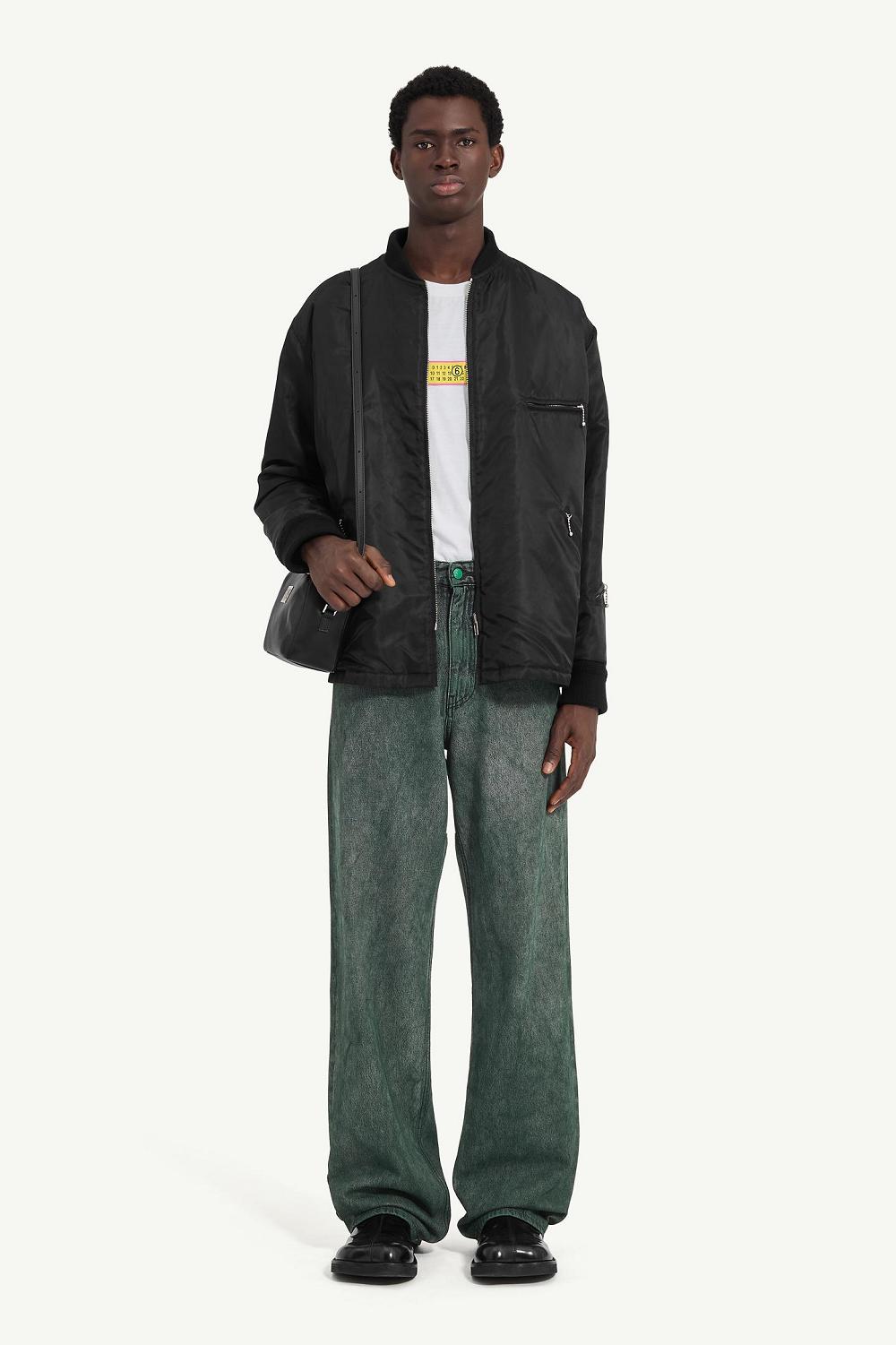 Green Maison Margiela Straight Leg Denim Trousers | AU_MM94846