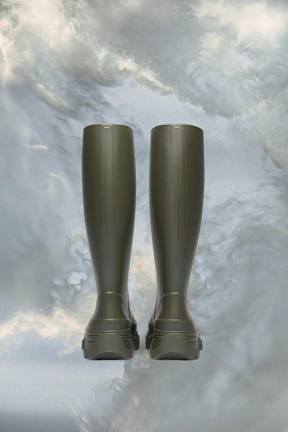 Green Maison Margiela Tabi Rain Boots | AU_MM45862