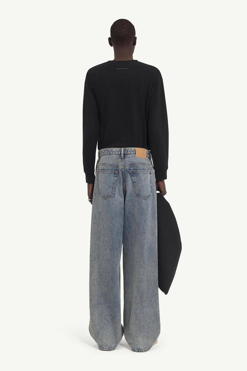 Grey Maison Margiela 5-pocket Denim Trousers | AU_MM56474