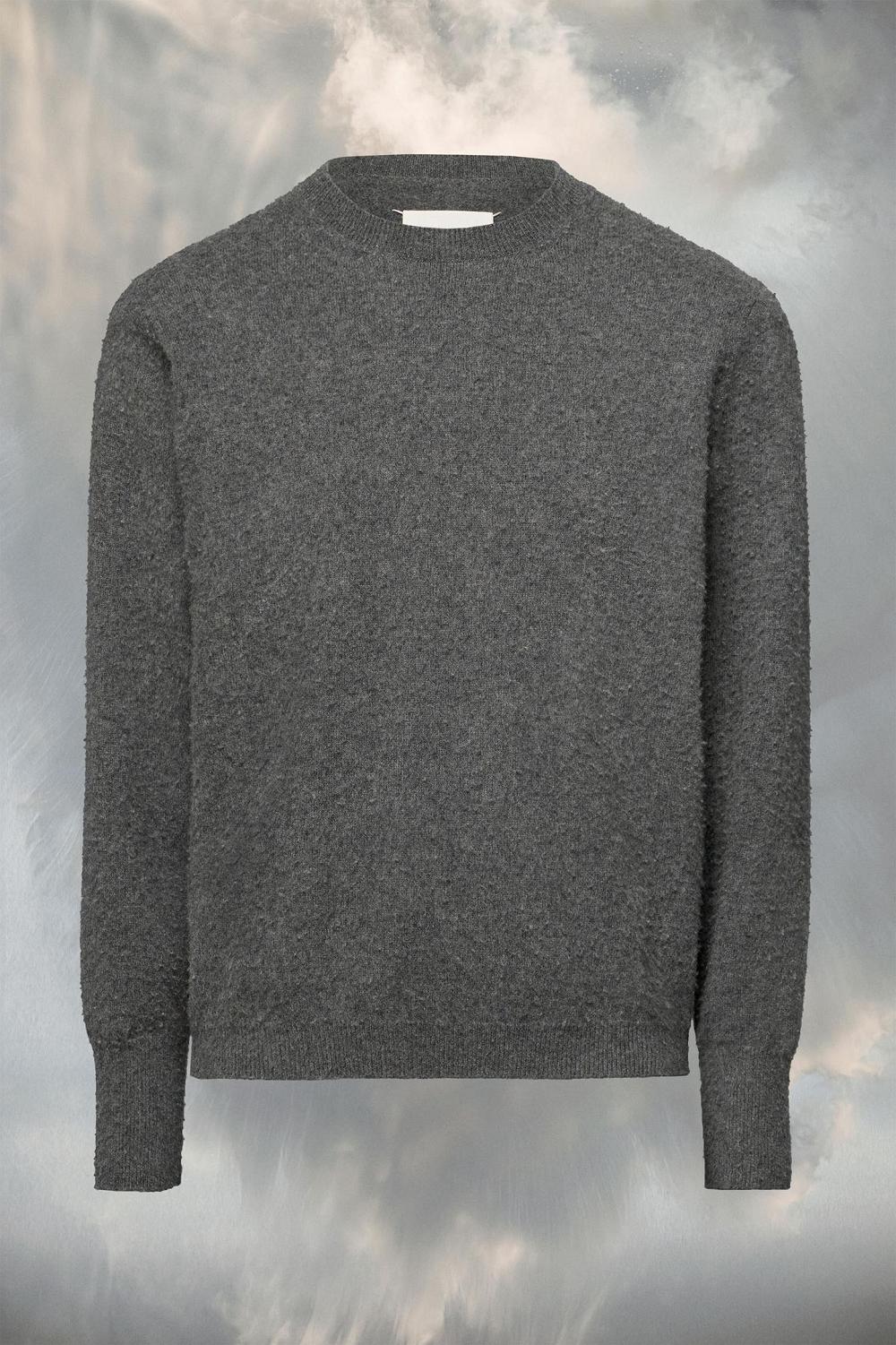 Grey Maison Margiela Cashmere Knit Sweater | AU_MM38338