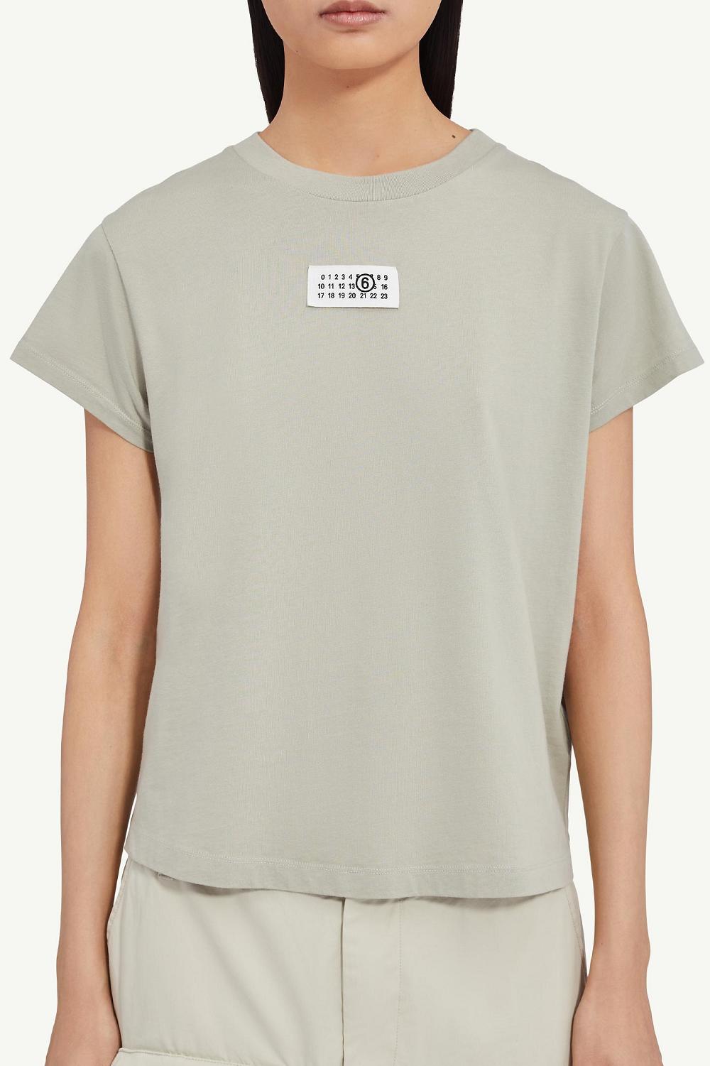 Grey Maison Margiela Cotton Jersey Tshirt | AU_MM91408