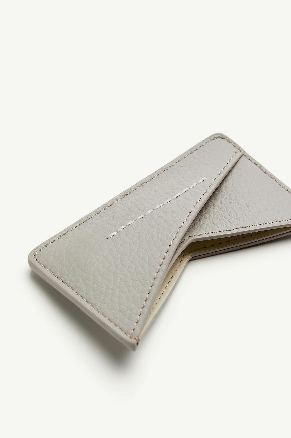 Grey Maison Margiela Japanese 6 Cardholder | AU_MM44982