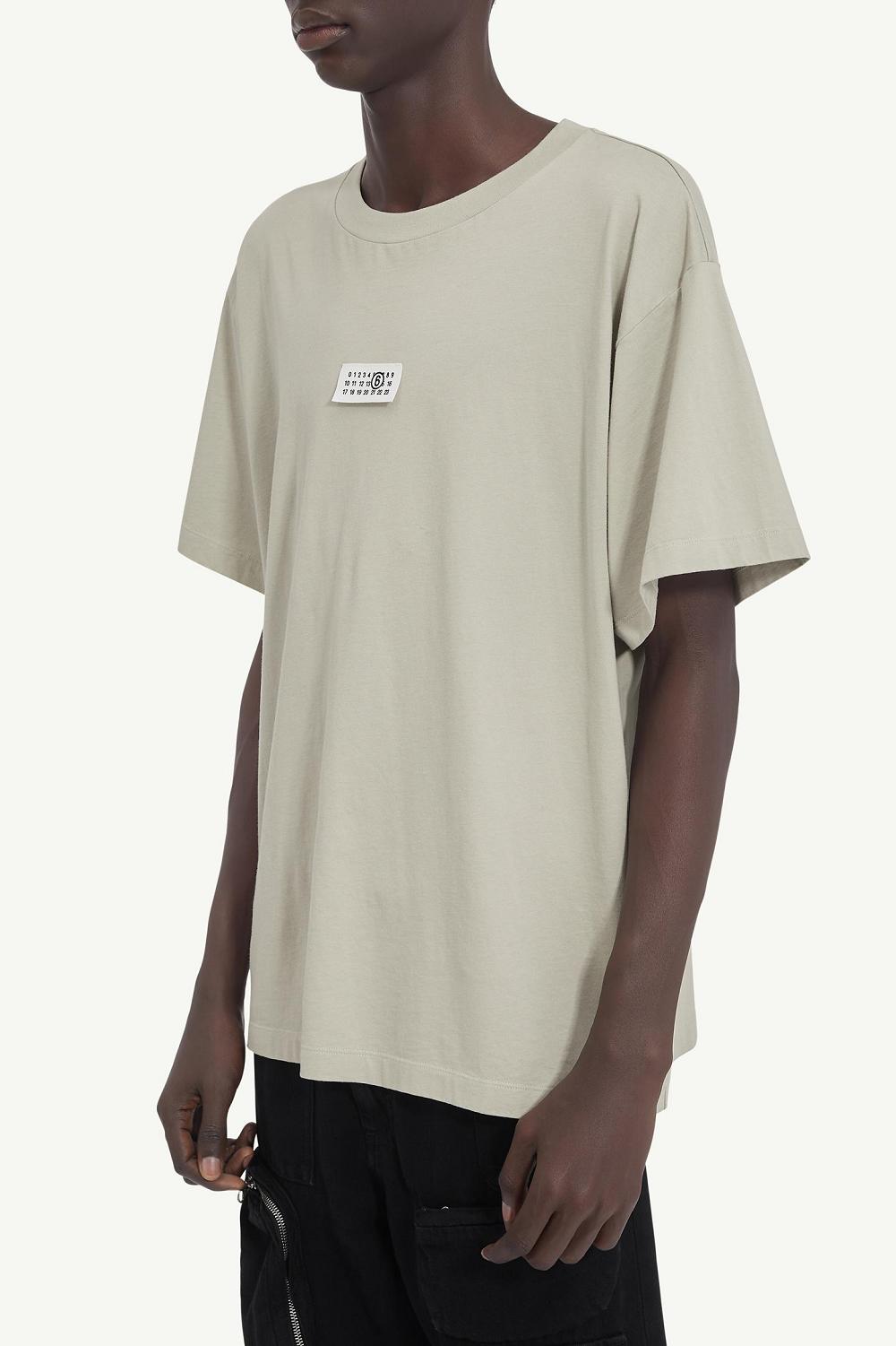 Grey Maison Margiela Numeric Signature T-shirt | AU_MM32342