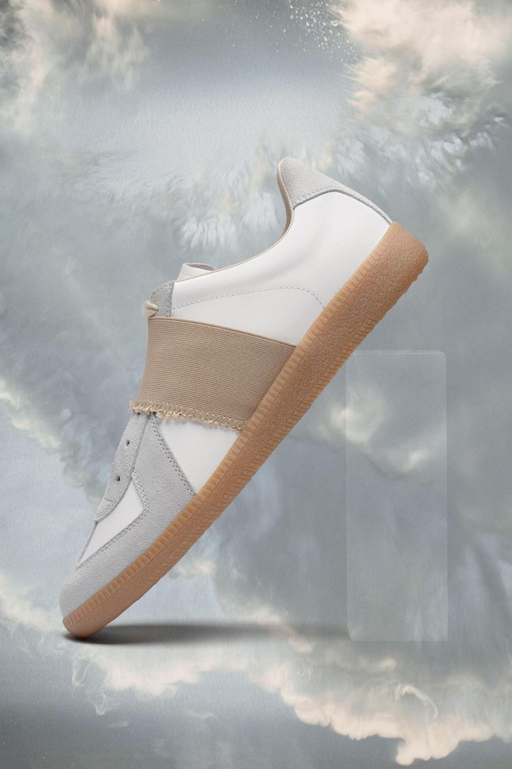 Grey Maison Margiela Replica Elastic Band Sneaker | AU_MM12529