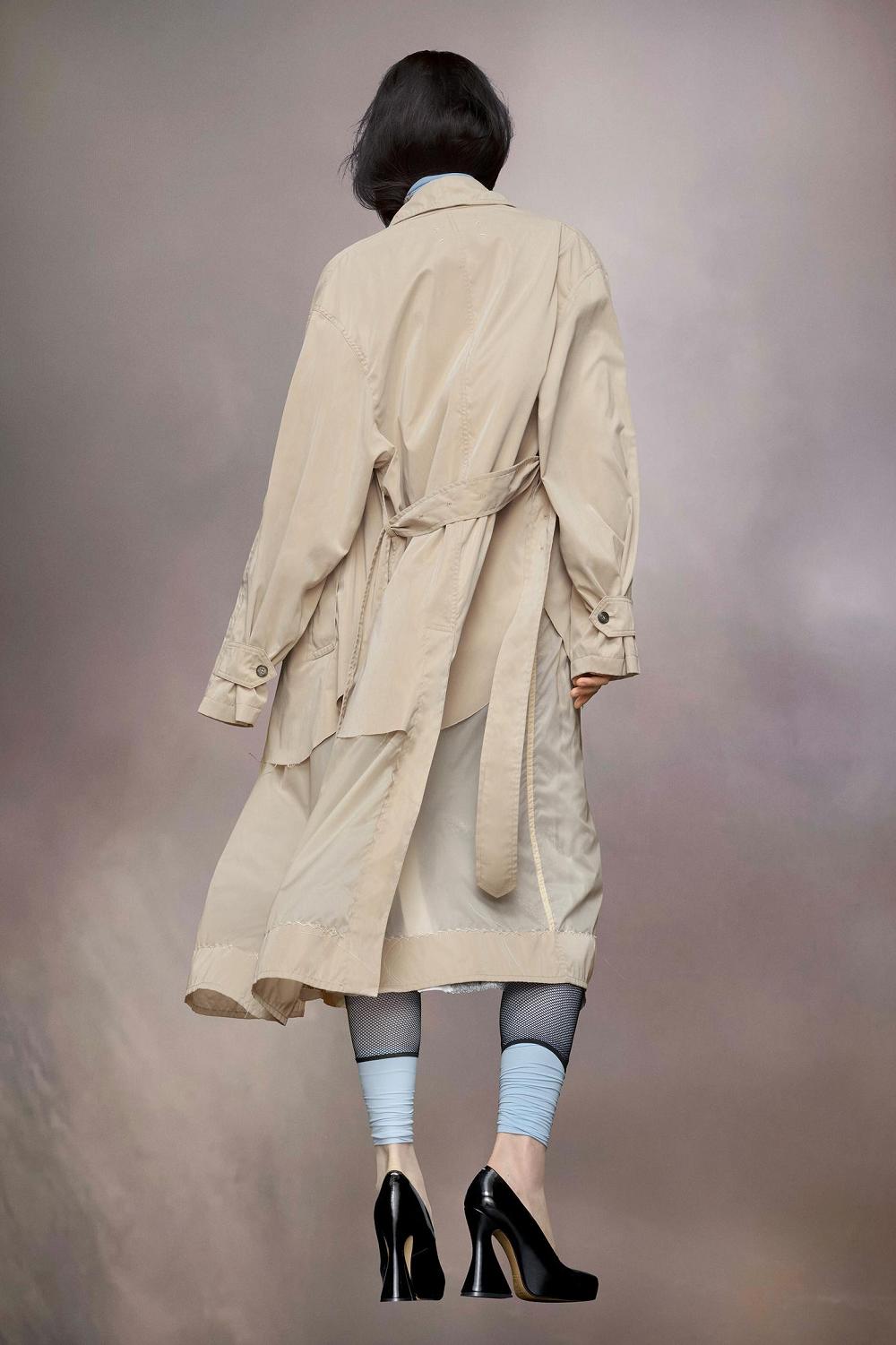 Khaki Maison Margiela DéCortiqué Reversible Coat | AU_MM53981