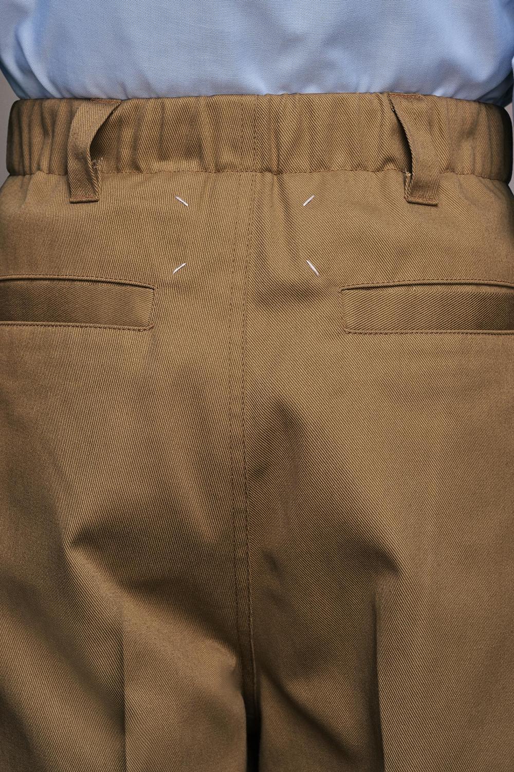 Khaki Maison Margiela Skater Chino Trousers | AU_MM70165