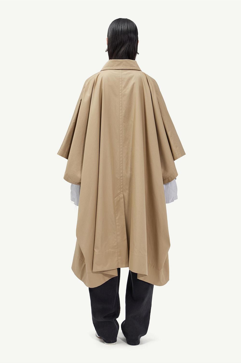 Khaki Maison Margiela Trench Coat | AU_MM13329