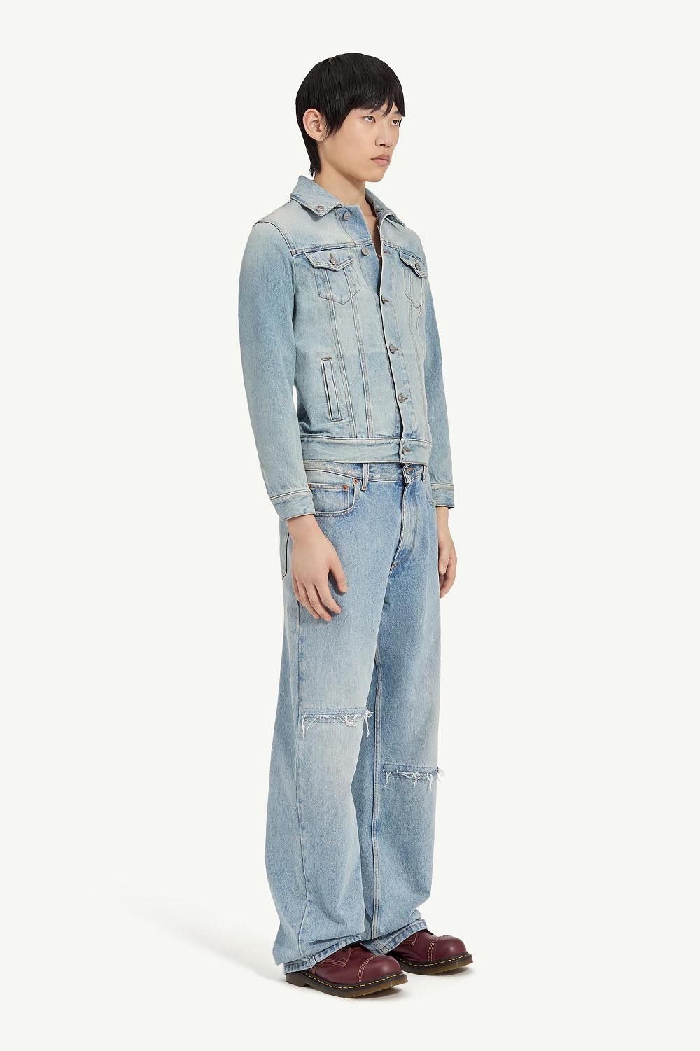 Light Blue Maison Margiela Blue Denim Trousers | AU_MM24978