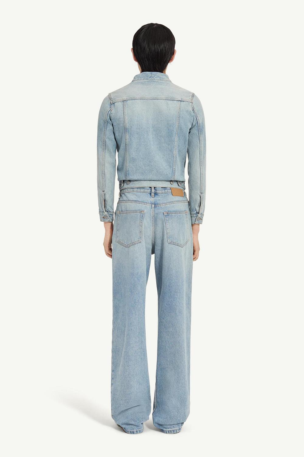 Light Blue Maison Margiela Blue Denim Trousers | AU_MM24978