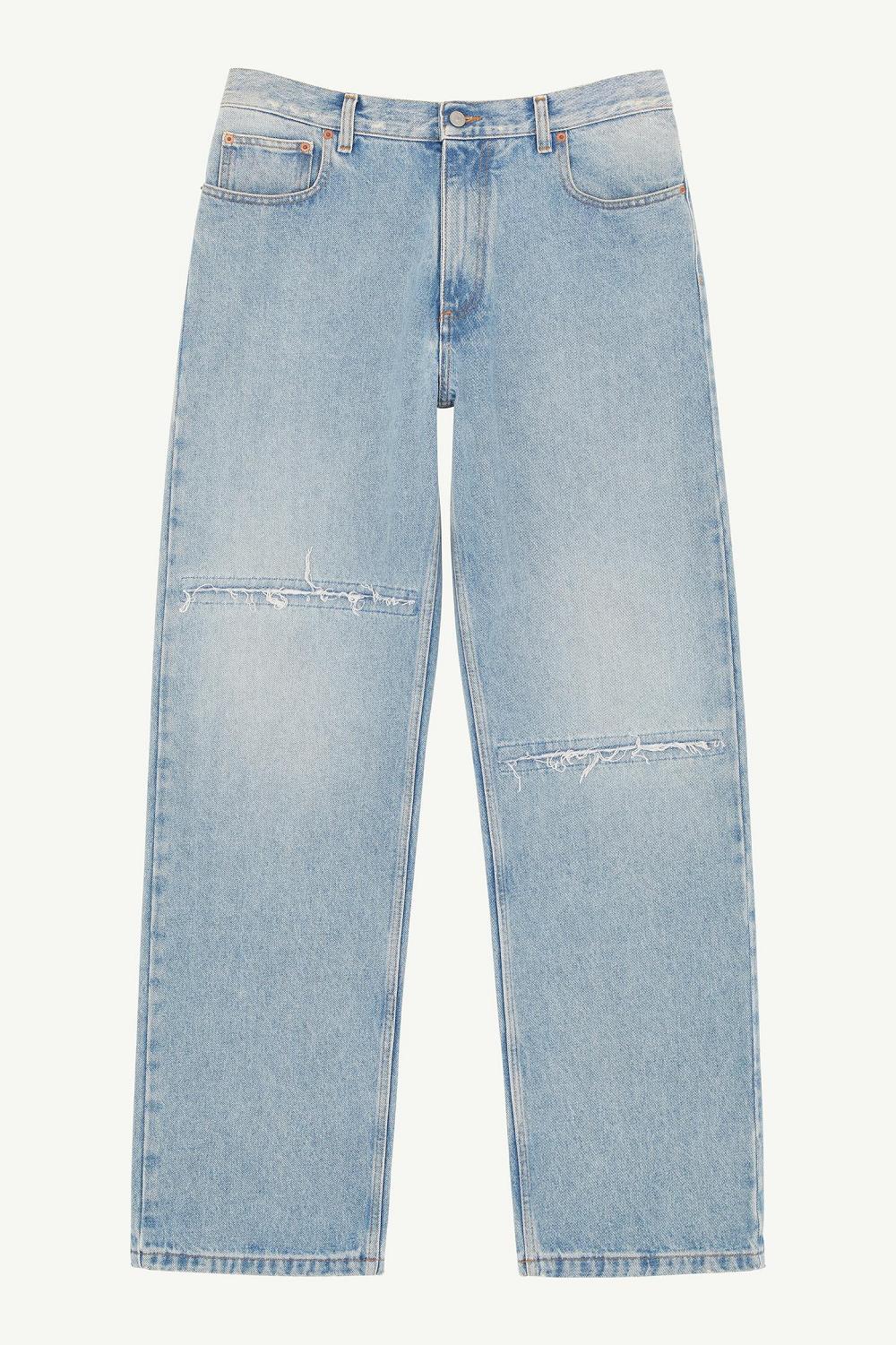 Light Blue Maison Margiela Blue Denim Trousers | AU_MM24978