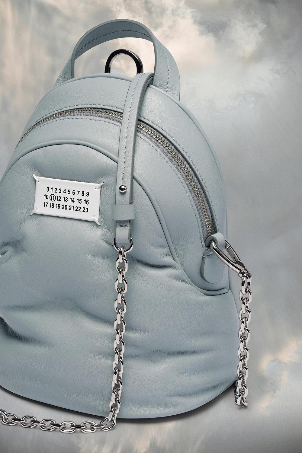 Light Blue Maison Margiela Glam Slam Backpack | AU_MM48151