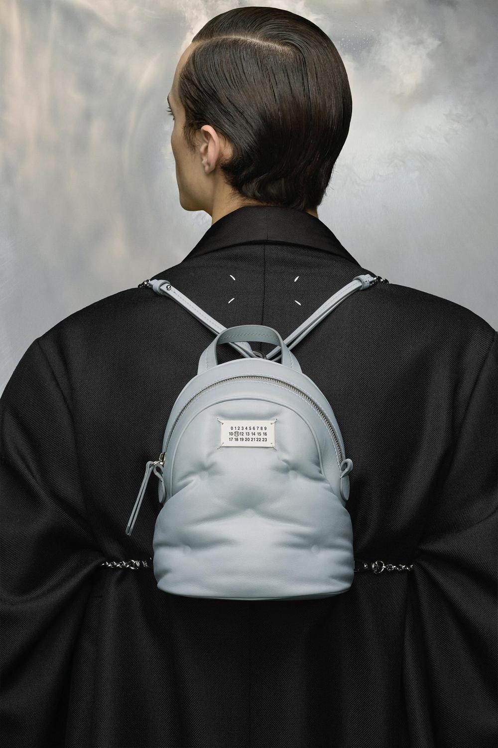 Light Blue Maison Margiela Glam Slam Backpack | AU_MM48151