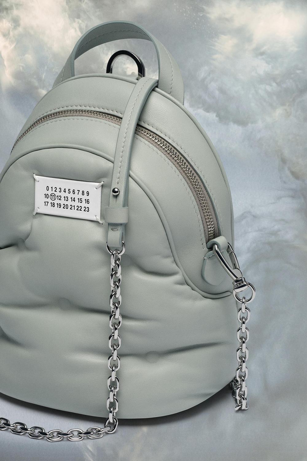 Light Blue Maison Margiela Glam Slam Backpack | AU_MM64350