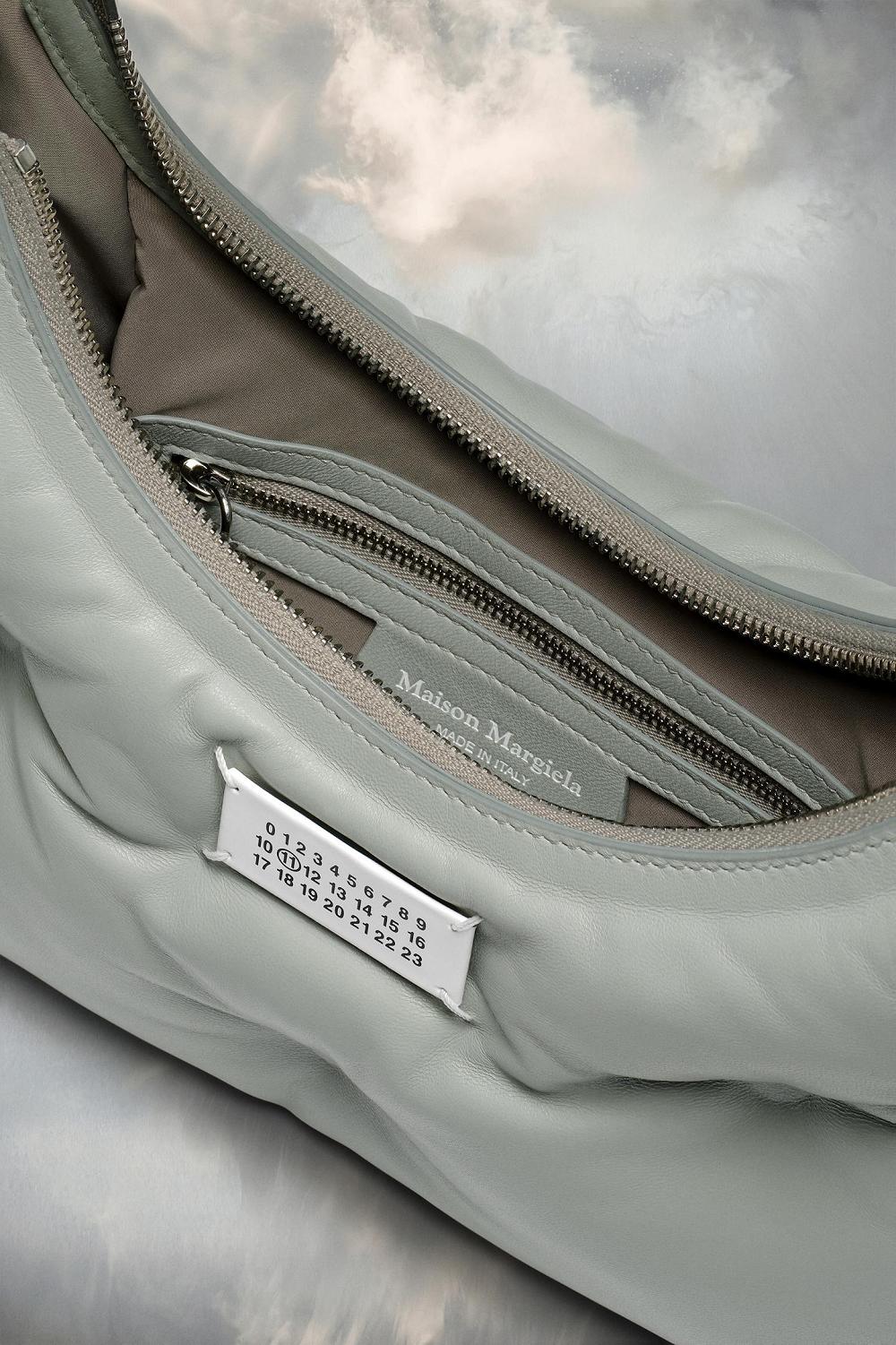 Light Blue Maison Margiela Glam Slam Hobo Small | AU_MM22716