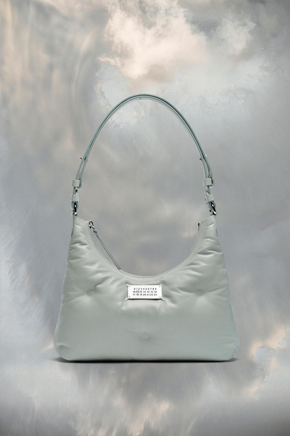 Light Blue Maison Margiela Glam Slam Hobo Small | AU_MM81276