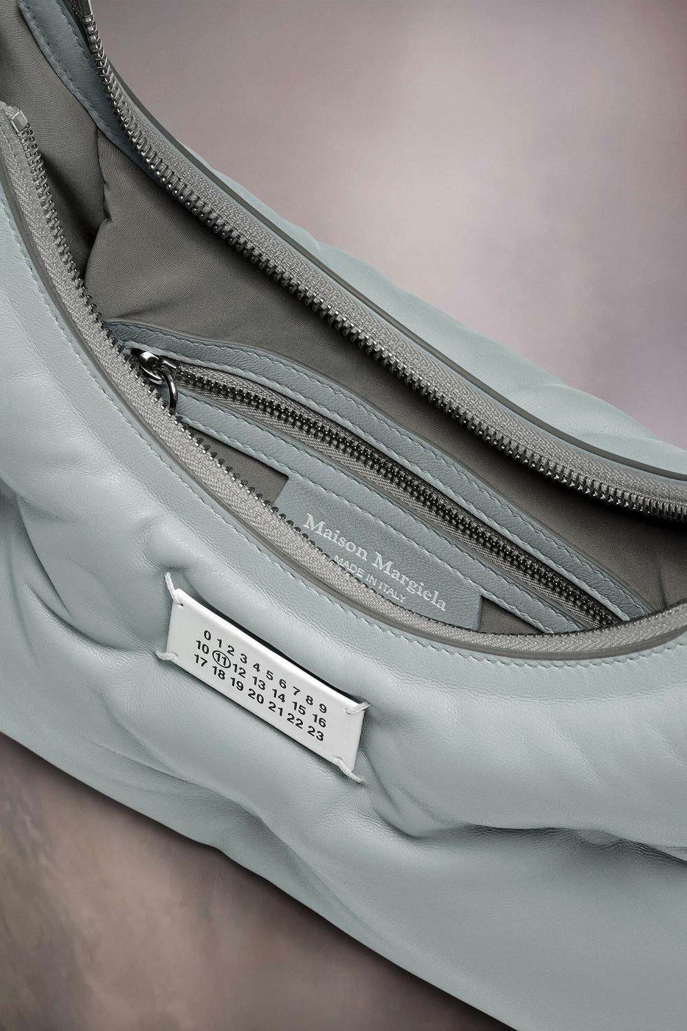 Light Blue Maison Margiela Glam Slam Hobo Small | AU_MM60303