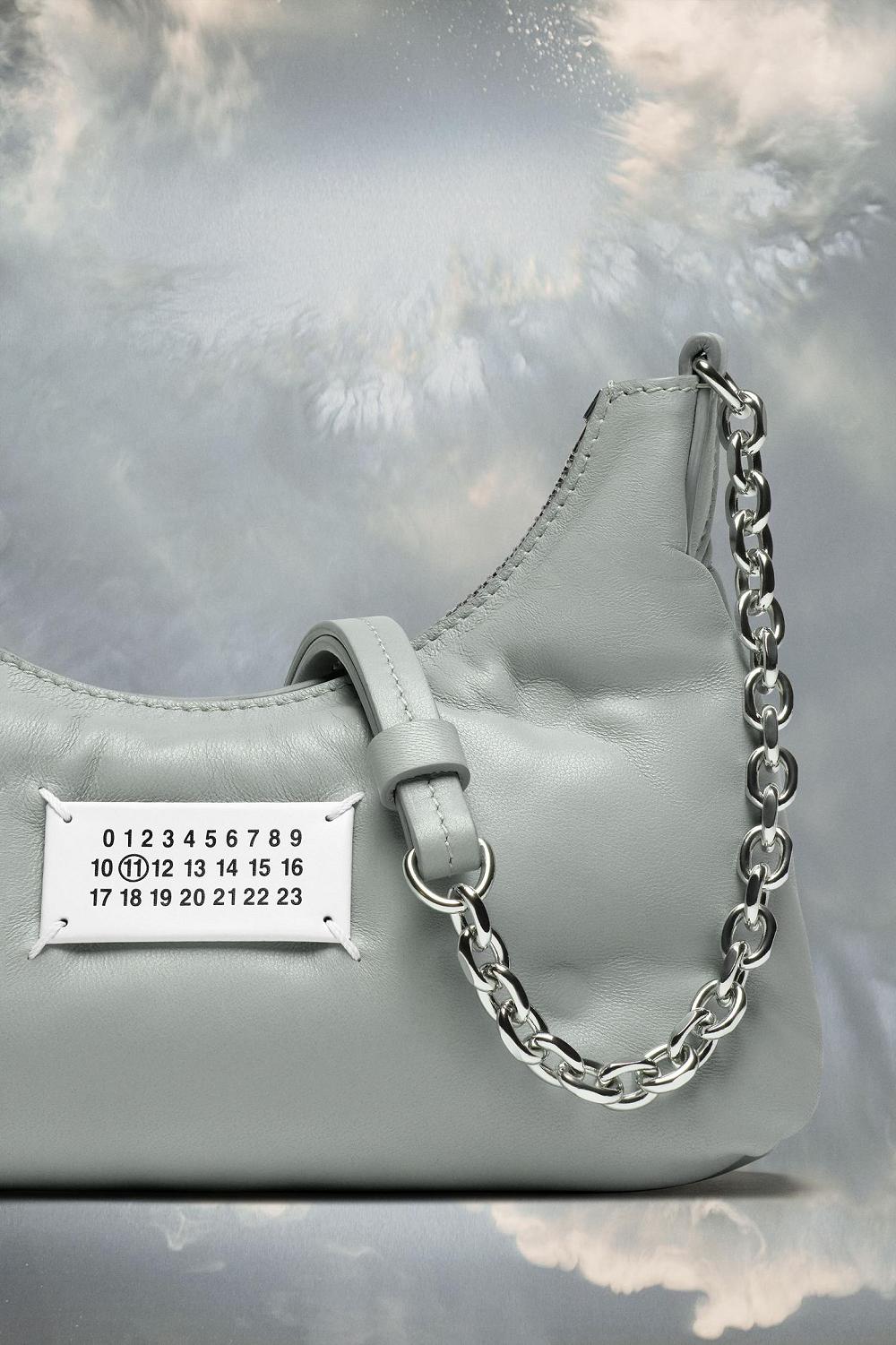 Light Blue Maison Margiela Glam Slam Hobo Micro | AU_MM82440