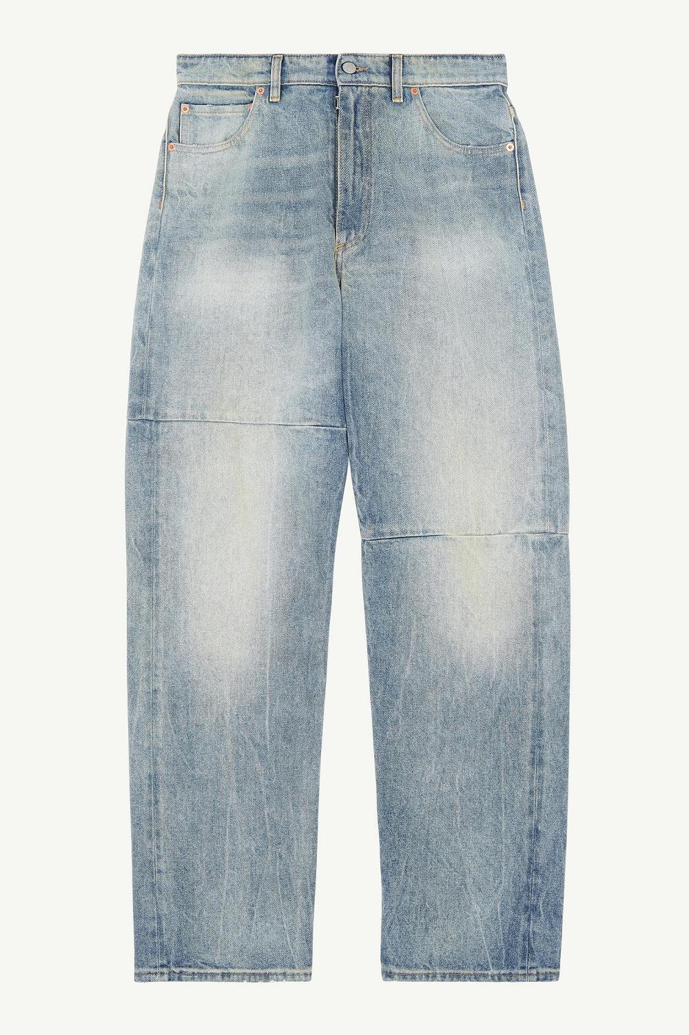 Light Blue Maison Margiela Mid-rise Jeans | AU_MM82507