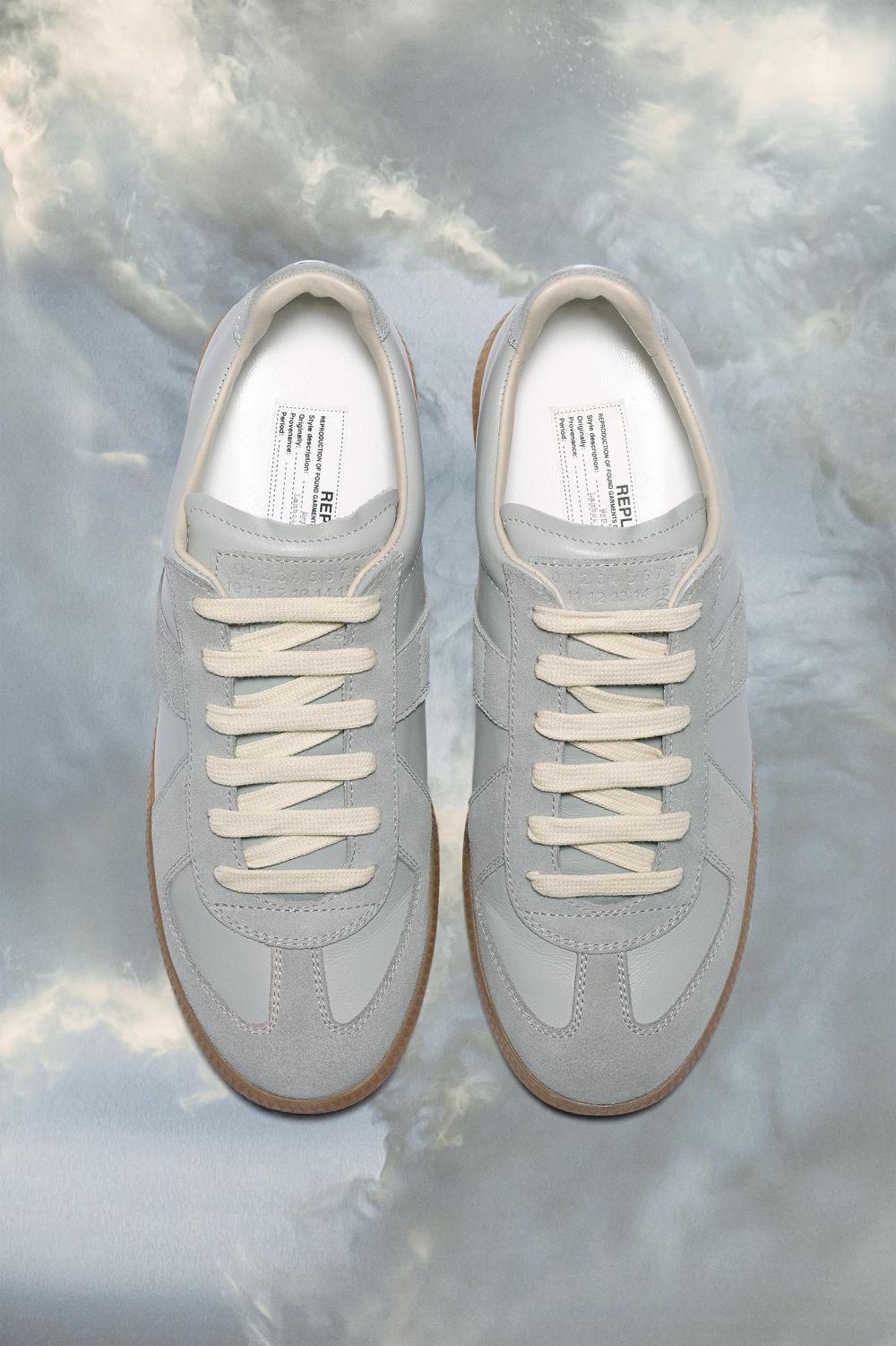 Light Blue Maison Margiela Replica Sneakers | AU_MM97525