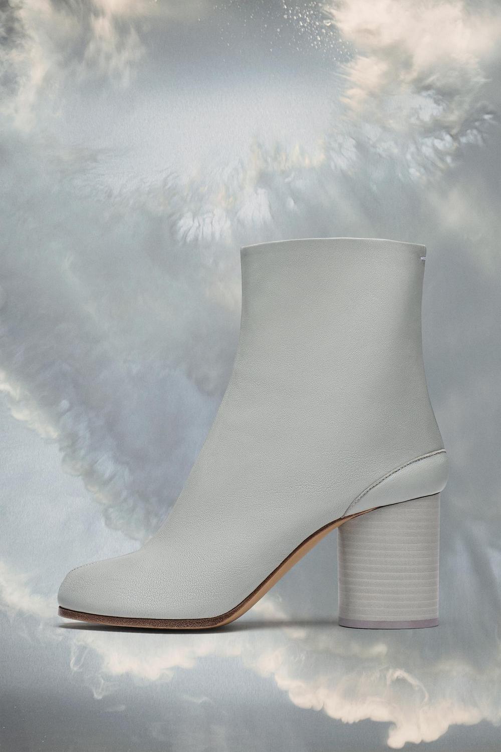 Light Blue Maison Margiela Tabi Ankle Boots | AU_MM95860