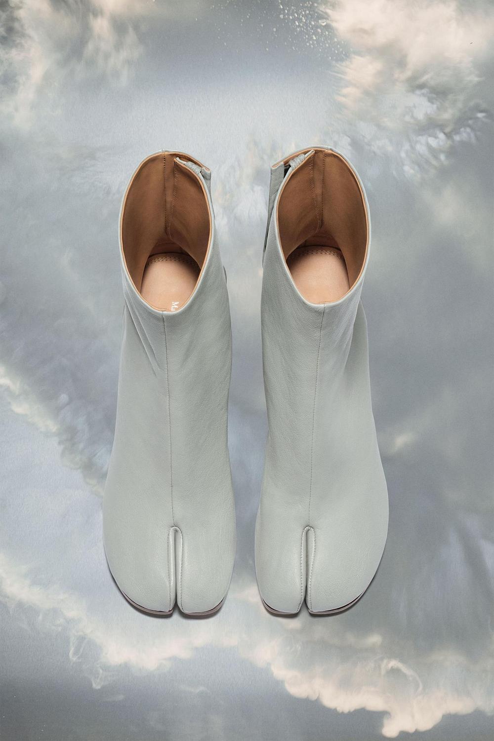 Light Blue Maison Margiela Tabi Ankle Boots | AU_MM95860