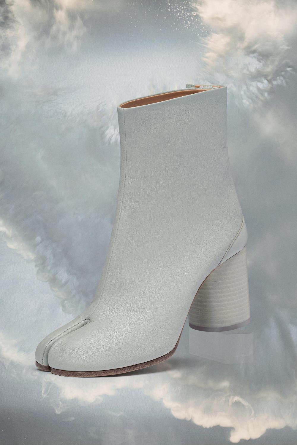 Light Blue Maison Margiela Tabi Ankle Boots | AU_MM95860