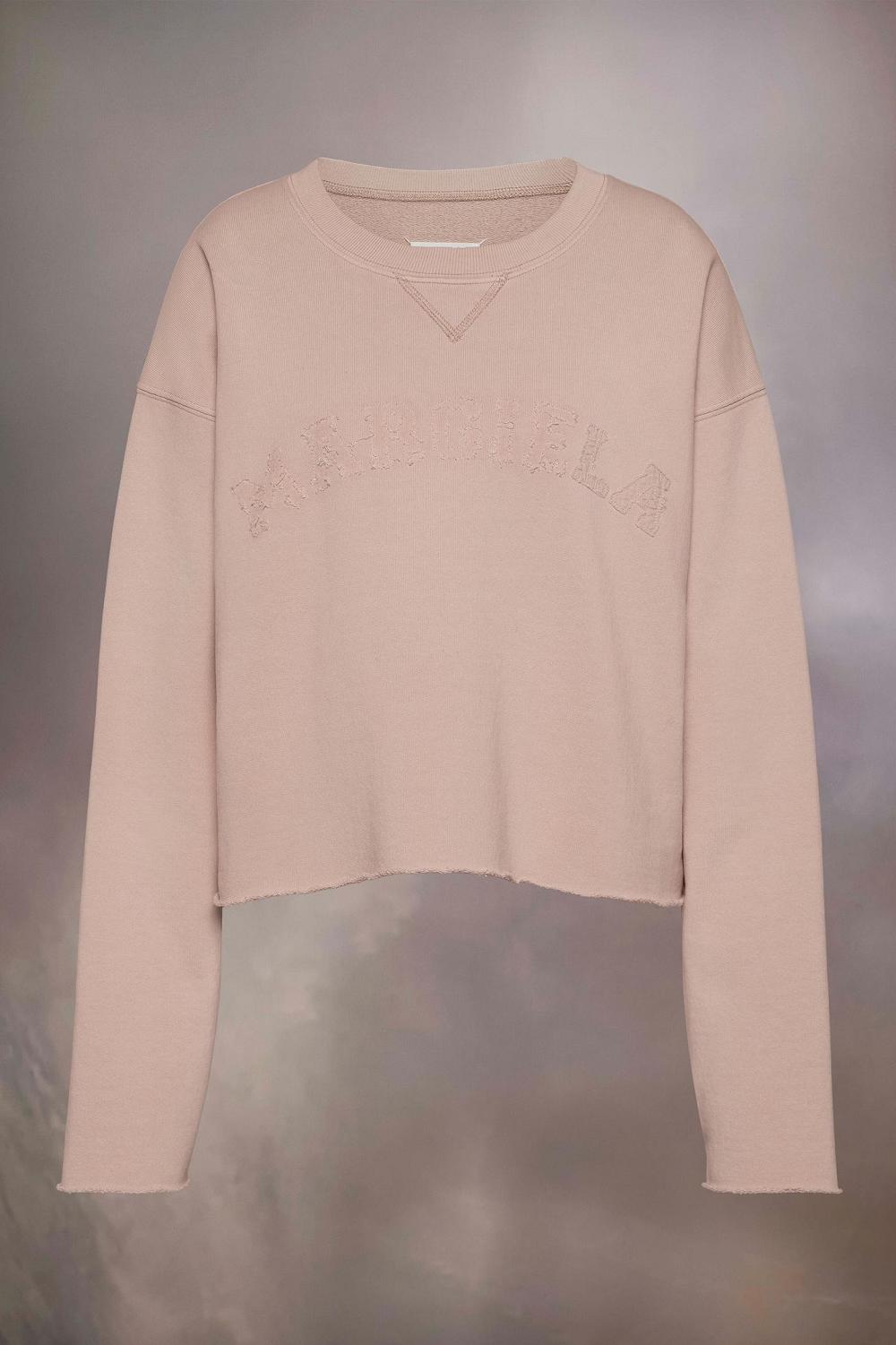 Pink Maison Margiela Firm Fleece Sweatshirt | AU_MM19884