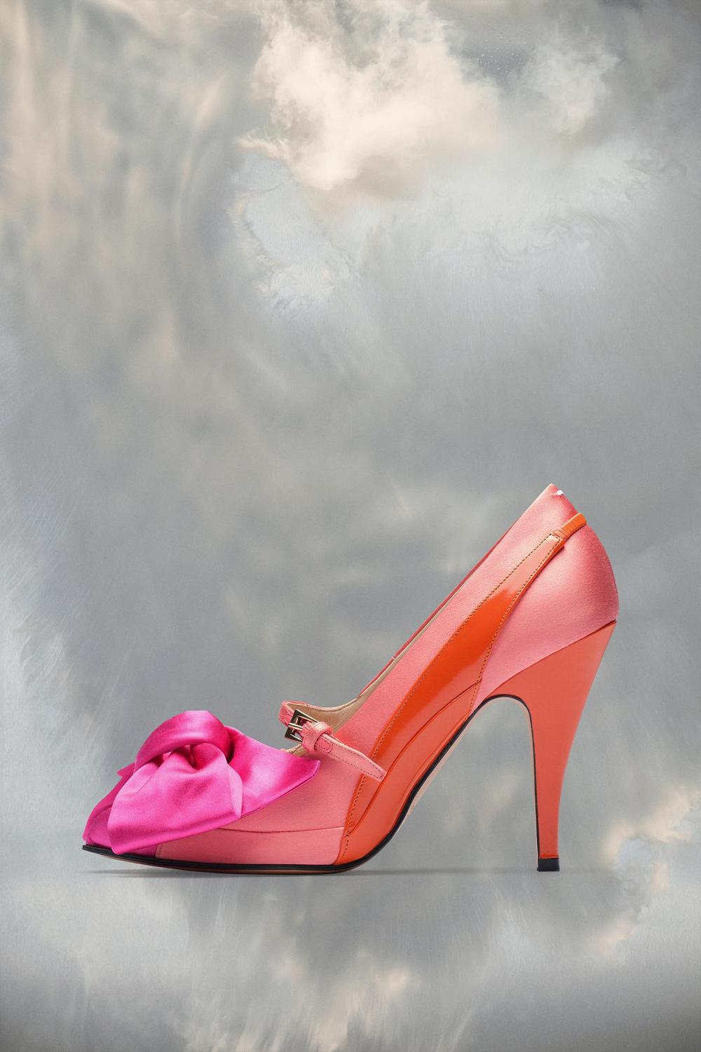 Pink Maison Margiela Tabi Monster Bow Pump | AU_MM47773