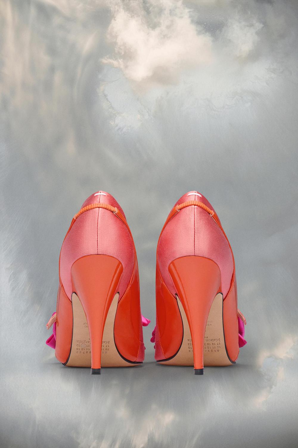 Pink Maison Margiela Tabi Monster Bow Pump | AU_MM47773